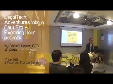 PART 2 Daniel Walker, CEO of Zegal, @PaperClip HK event 17/01/18