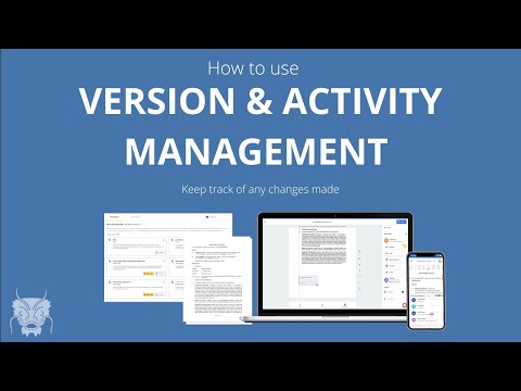 Version &amp; Activity Management Tutorial | Zegal