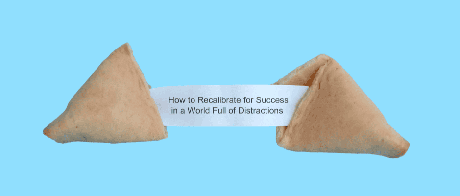 recalibrate for success