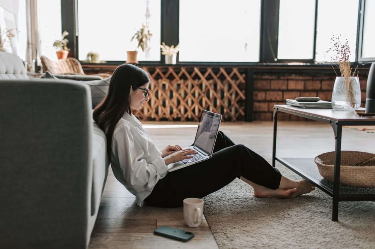 working from the floor