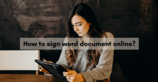 sign word document online