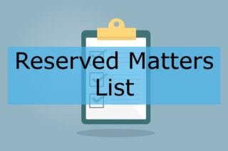 Reserved Matters List