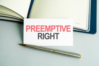 pre-emptive rights
