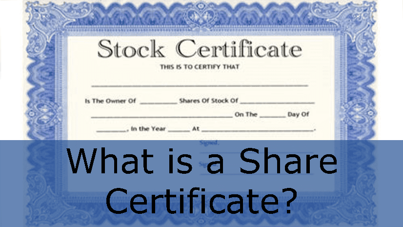 Share Certificate