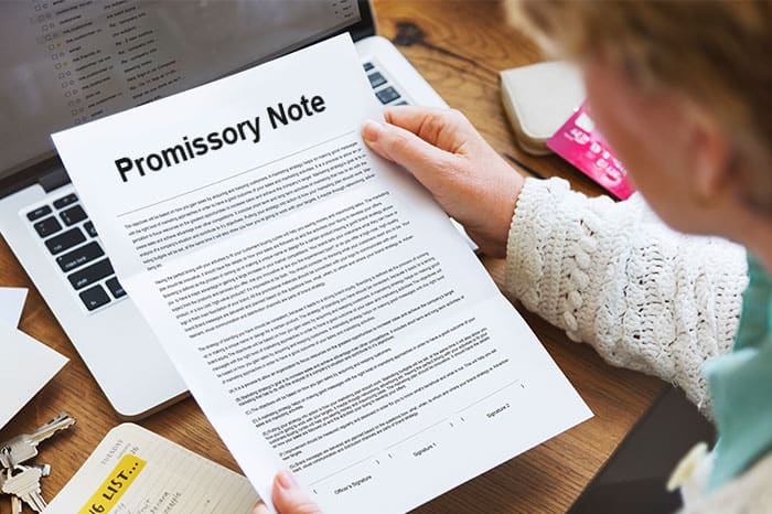 problem with promissory note