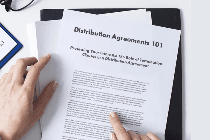 termination clause distribution agreement