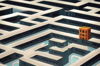 An image of a complex maze can visually represent the challenges businesses face when dealing with legal matters.