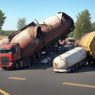 tank truck accident