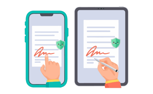 Secure e-signatures on any device